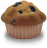 Blueberry Muffin Clip Art