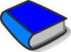 Blue Book Reading Clip Art
