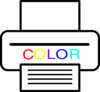 Color Printer Clip Art