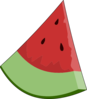 Watermelon Slice Wedge Clip Art
