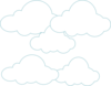 Simple Clouds Clip Art