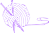 Purple Yarn Ball Clip Art