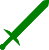 Green Sword Clip Art