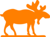 Orange Moose Clip Art