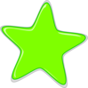 Green Star Edited2 Clip Art