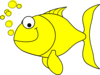 Yellow Ffish Clip Art