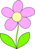 Purple Flower 7 Clip Art
