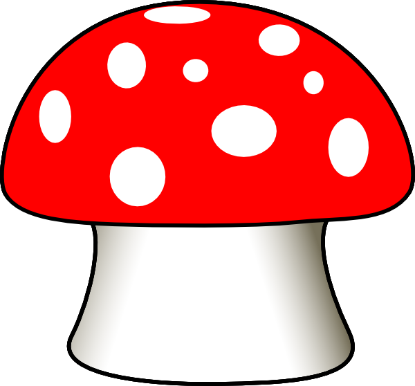 red mushroom clipart - photo #39