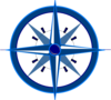 Blue Compass Clip Art