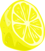 Lemon Half Clip Art