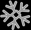 Snowflake Gray Clip Art