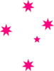 Pink Stars Clip Art