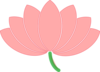 Pink Lotus Clip Art