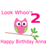 Owl 2nd Birthday Clip Art