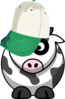 Brother Cow Clip Art