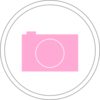 Pink Photography Icon Clip Art