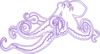 White Octopus Clip Art