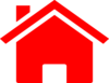 Small House Red Clip Art