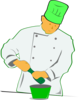 Green Chef Clip Art