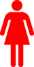 Red Symbol Woman Clip Art