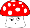 Confused Mushroom 4 Clip Art