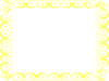 Yellow Border Frame Clip Art