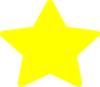 Large Yellow Star Clip Art