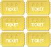 Golden Tickets Clip Art
