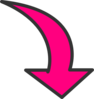 Pink Arrow Clip Art