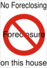 No Foreclosure Sign Clip Art