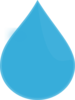 Blue Water Drop Clip Art