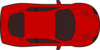 Red Sports Car Top View Clip Art