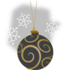 Gray Decorative Ornament Clip Art