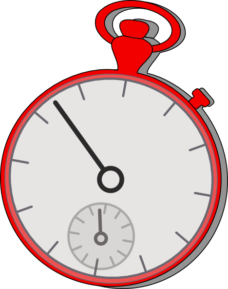 Stop Watch Red Clip Art at Clker.com - vector clip art online, royalty free  & public domain