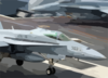 An F/a-18c Hornet Assigned To  Valions  Of Strike Fighter Squadron One Five (vfa-15) Makes And Arrested Landing On The Flight Deck Aboard Uss Harry S Truman (cvn 75). Clip Art