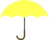 Yellow Umbrella Clip Art