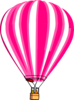 Hot Air Balloon Pink Clip Art