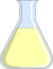 Chemistry Flash Light Yellow Clip Art