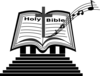 Music Bible Revised Clip Art