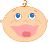Laughing Baby Clip Art
