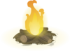 Juju Grandma Campfire Clip Art