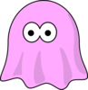 Pink Ghost Clip Art