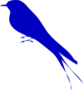 Blue Bird  Clip Art