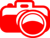 Red Camera Clip Art