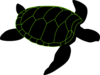 Large Turtle Stencil Clip Art