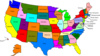 Us Map With States Clip Art