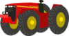 Tractor Red Omg Clip Art