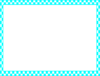 Blue Checkerboard Frame Clip Art