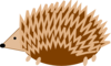 Hedgehog Revised Clip Art