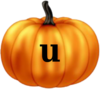 Pumpkin U Sight Word Clip Art